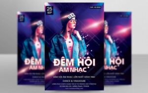 thiết kế poster sự kiện âm nhạc