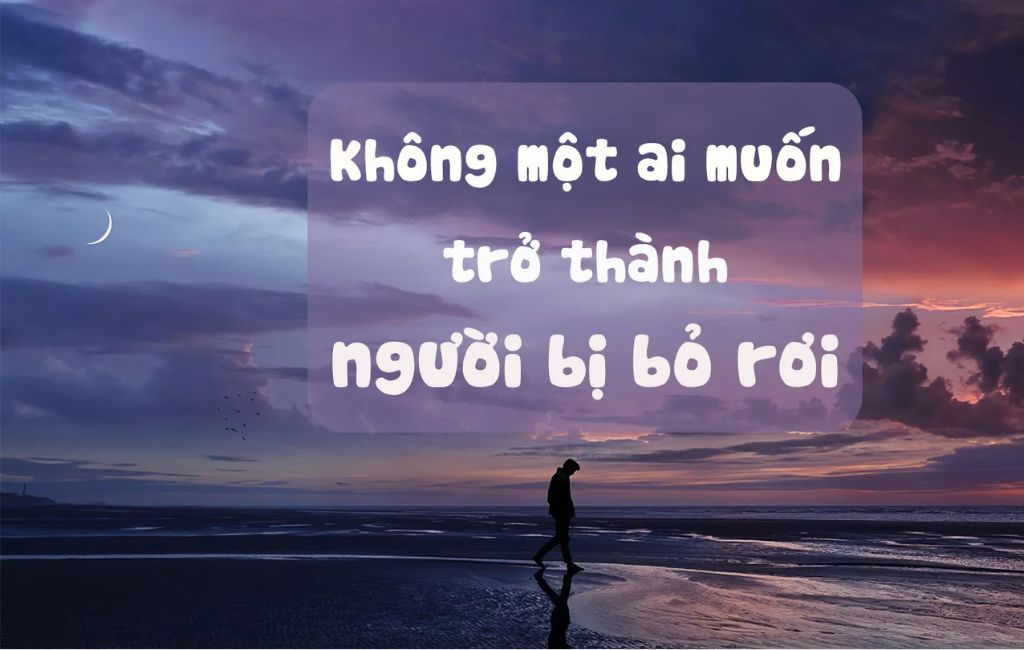 stt buồn bị bỏ rơi